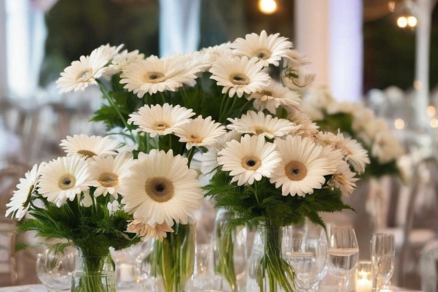 White Gerbera Daisy Seeds - 200+ Premium White Flower Seeds for Garden & Container, Pollinator Friendly, Gerbera jamesonii