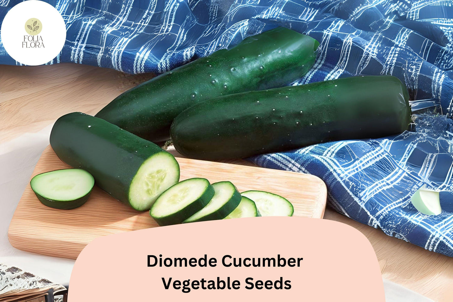 25+ Diomede Cucumber Seeds | High Yield Hybrid Slicing Vegetable Seeds for Easy Growing