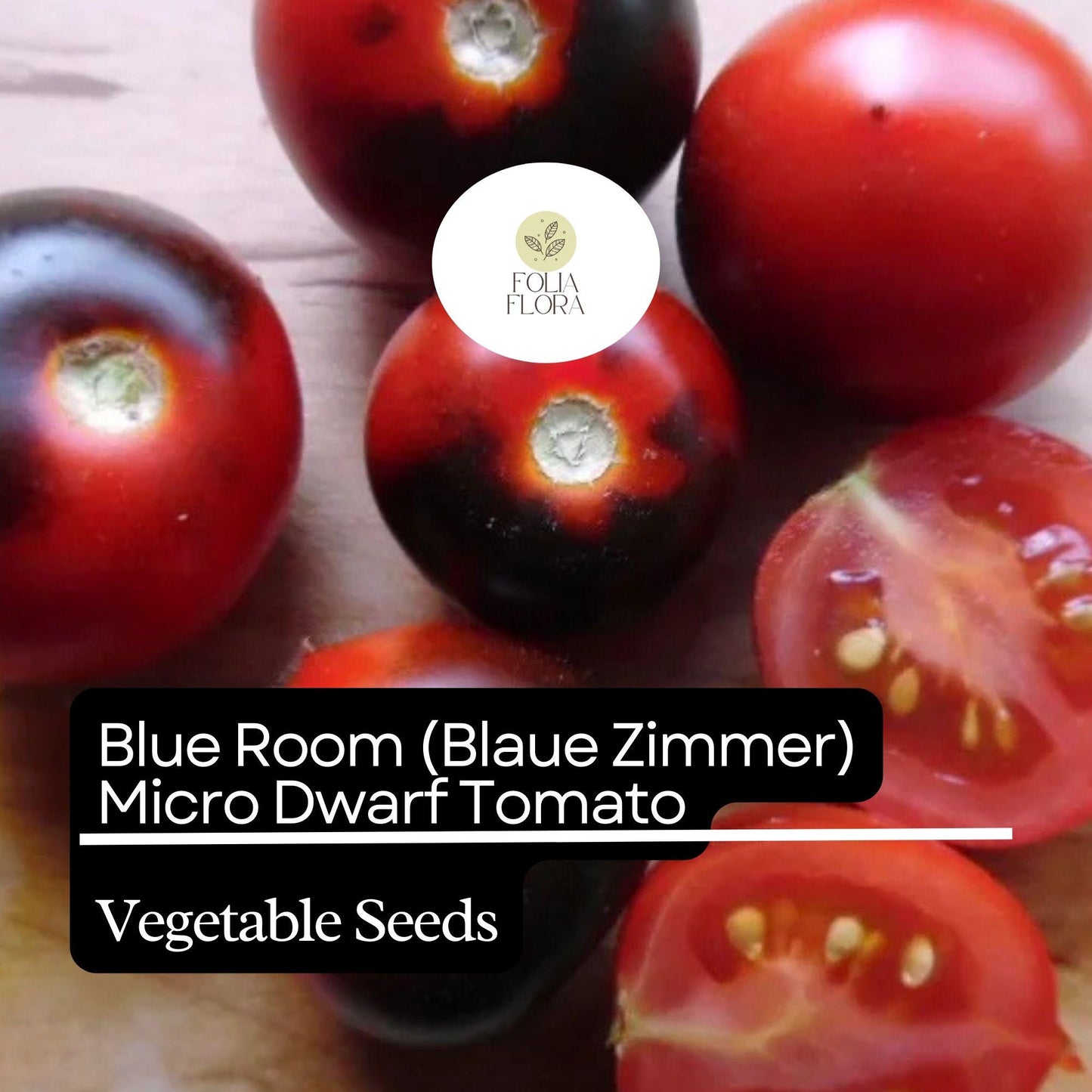15 Blue Room Micro Dwarf Tomato Seeds – Heirloom, Non-GMO, Compact & High-Yield Cherry Tomatoes