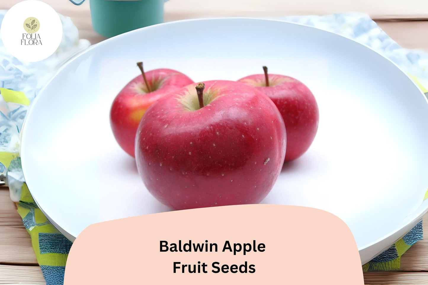 25+ Baldwin Apple Seeds | Heirloom Cold Hardy Apple Tree for Garden & Orchard