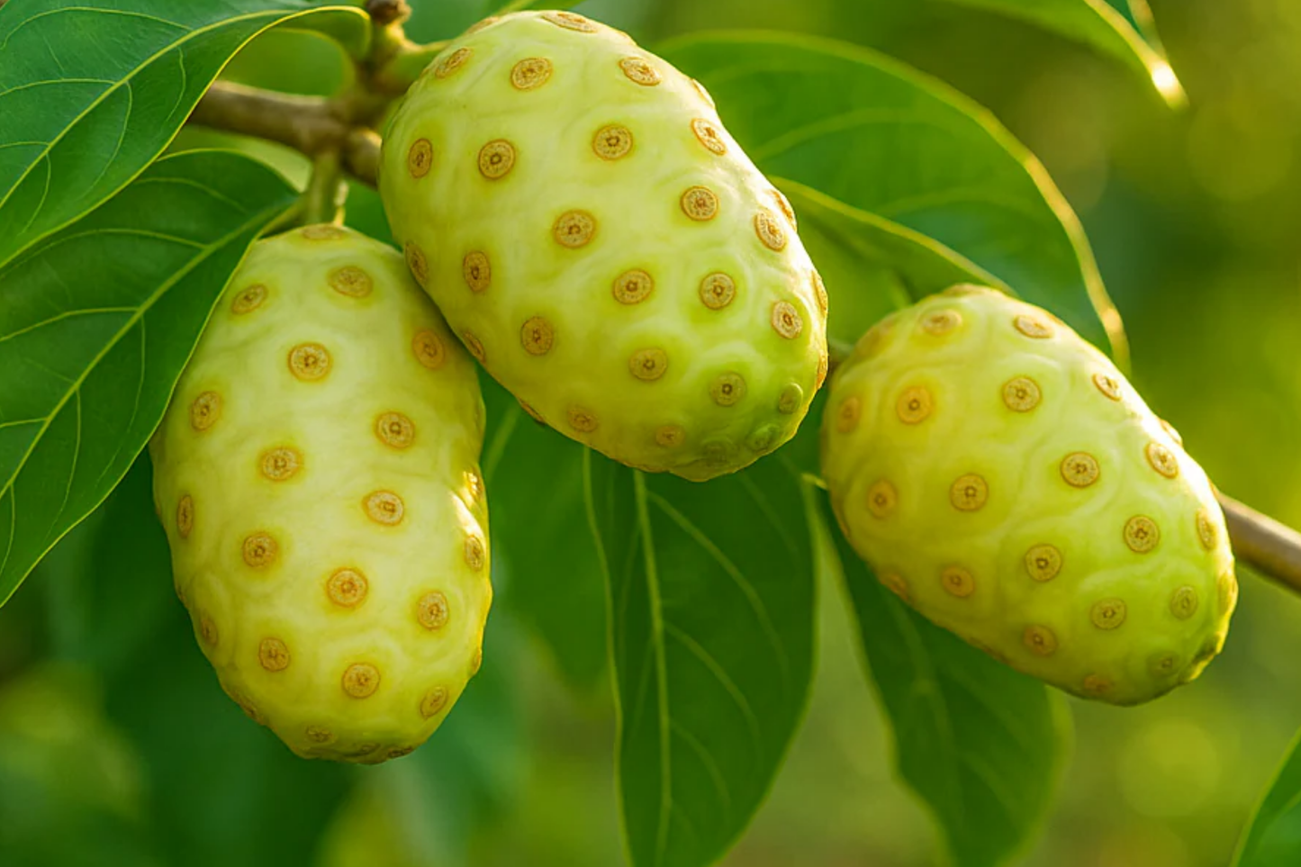 Noni Fruit Tree Starter Plant 6-12" Morinda citrifolia Tropical Medicinal Tree with Nutrient-Rich Fruits