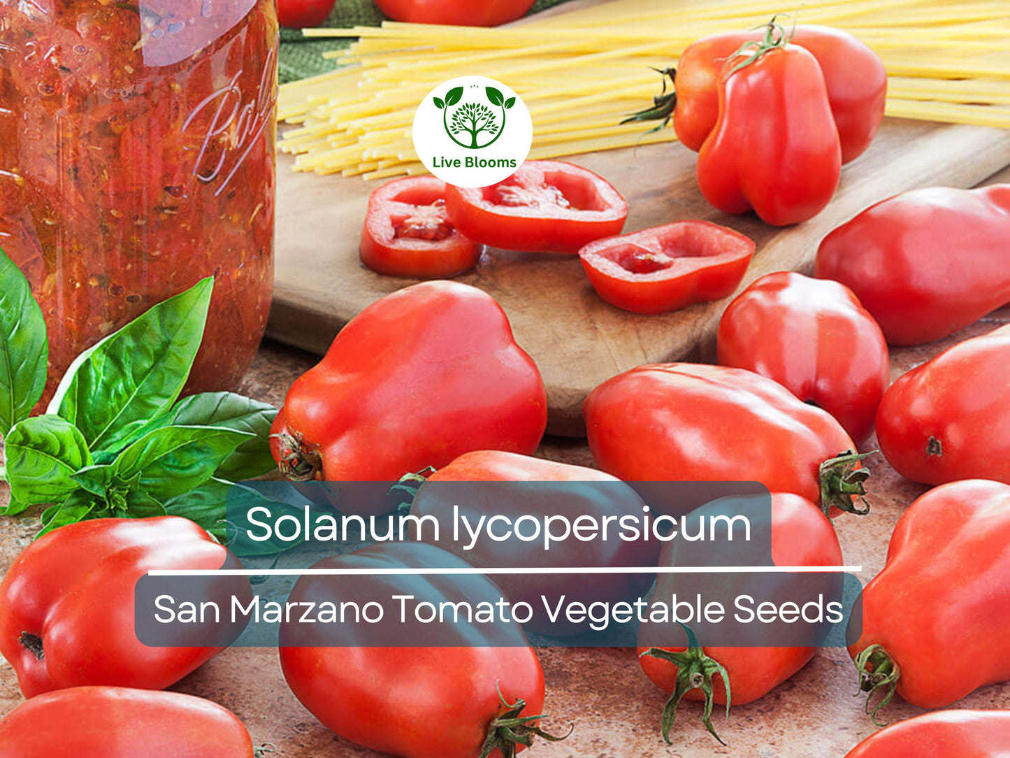 100 mg San Marzano Tomato Seeds - Heirloom Italian Paste Tomato for Gardening & Sauces
