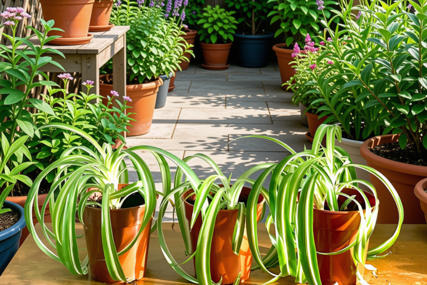 Bonnie Curly Spider Plant Live Plant 2 Inch Pot – Chlorophytum comosum 'Bonnie'