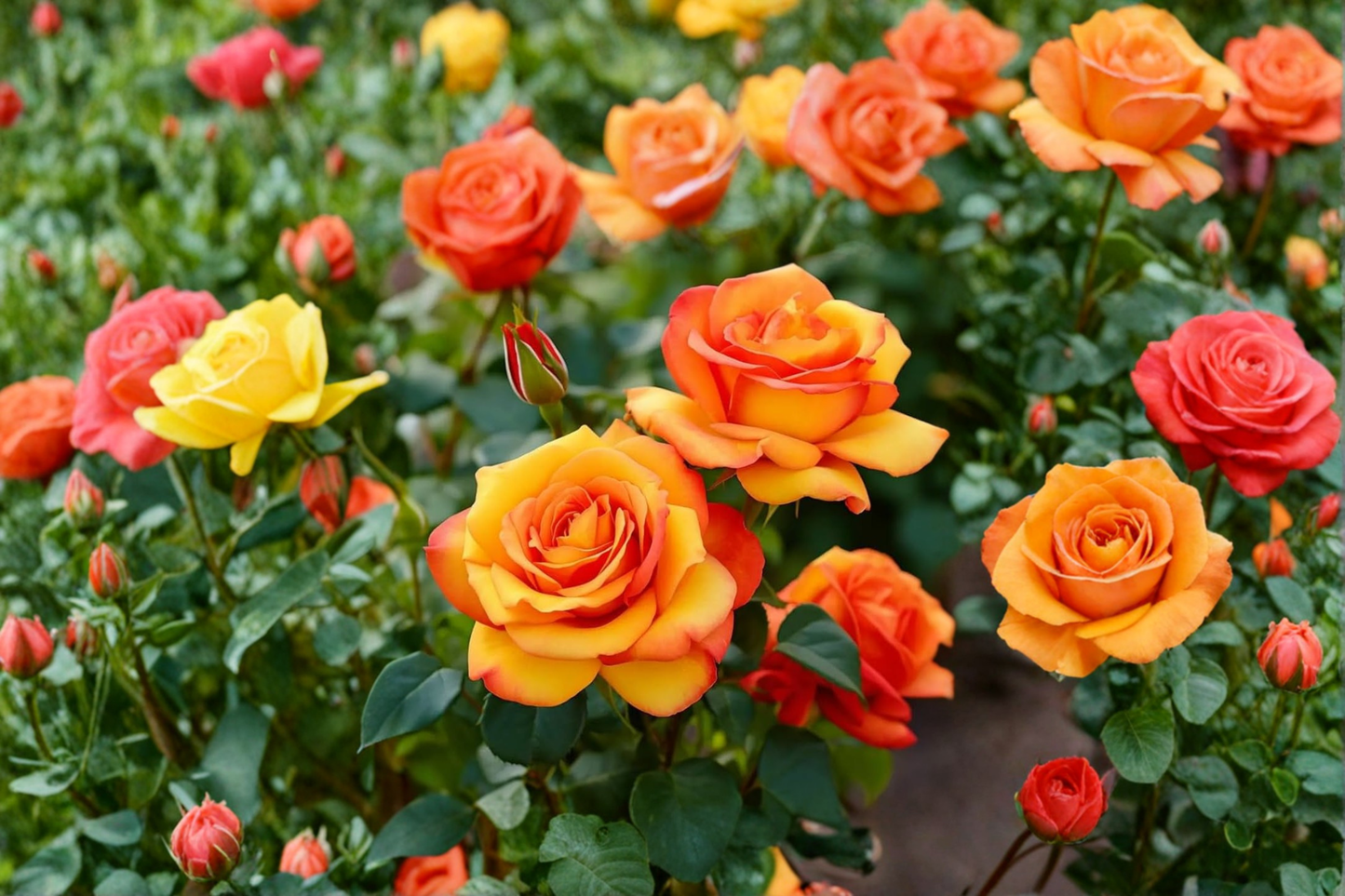Climbing Rose Plant 5 Gal Yellow Red Piñata Rosa spp. Garden Flowering Vine for Trellis Landscape