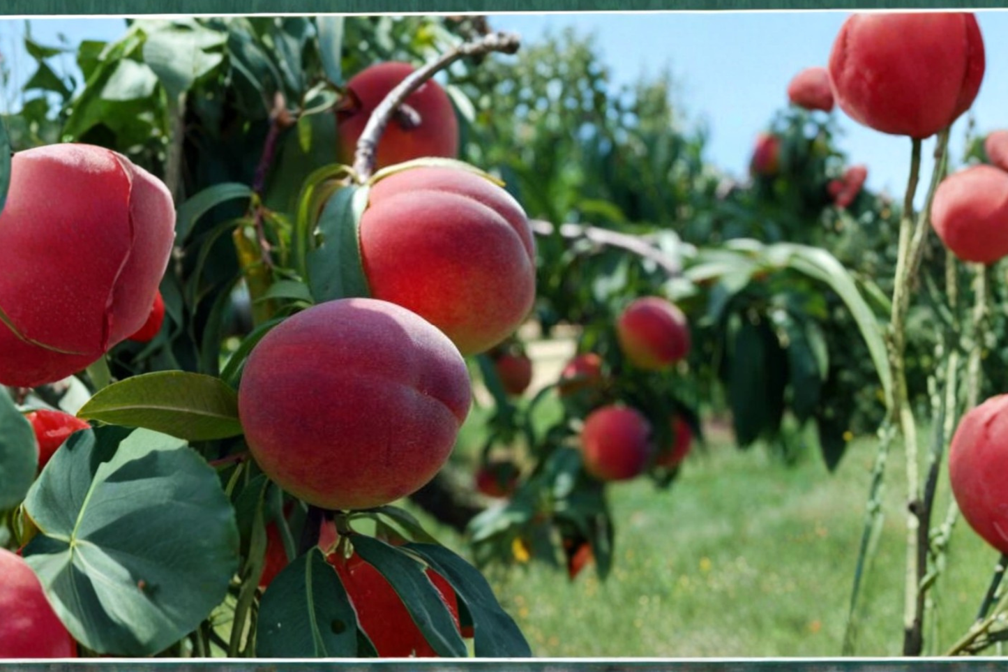 Derby Peach Tree Live Plant 4-6 Ft Fruit Tree Prunus persica Outdoor Garden Orchard
