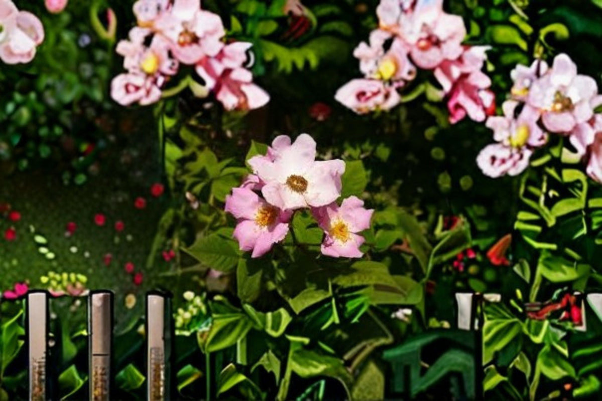 Illinois Rose Seeds, 30 Count, Pink Climbing Wild Rose, Rosa setigera, Perennial Vine for Garden Planting