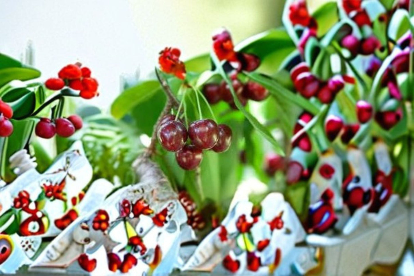 Bing Cherry 6 Cuttings – Prunus avium Deciduous Fruit Tree for Propagation