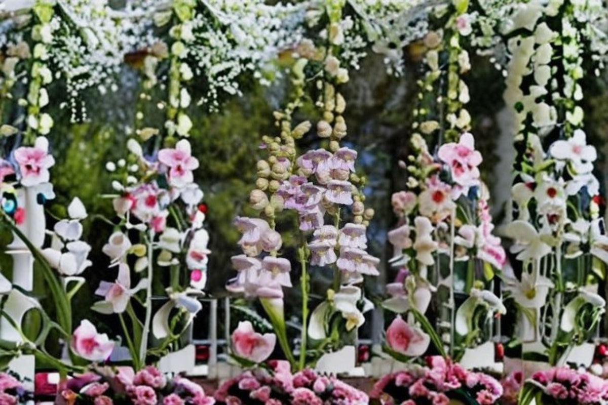Palmer's Penstemon Seeds, 50 Count, Pink White Wildflower, Penstemon palmeri, Native Perennial Garden Flower Seeds