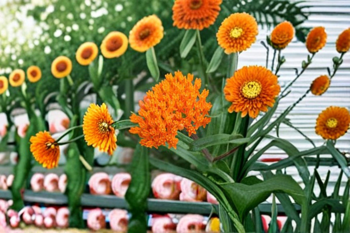 Butterfly Weed Seeds 15 Count Orange Wildflower Asclepias tuberosa Pollinator-Friendly Perennial Garden Seeds