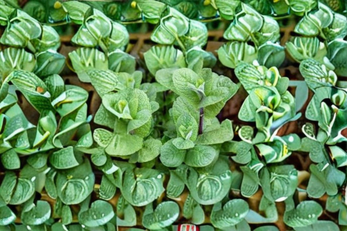 Apple Mint 10 Cuttings – Mentha suaveolens Perennial Herb with Aromatic Foliage