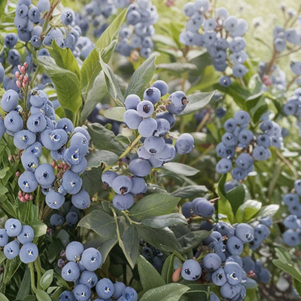 Vaccinium ‘Sunshine Blue’ Blueberry Plant - 3 Semi Evergreen Southern Highbush in #1 Containers
