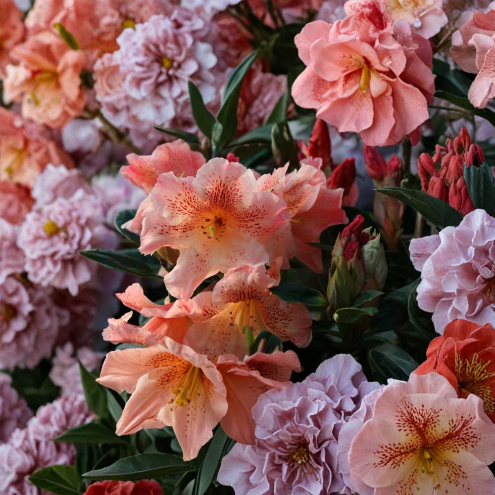 Rhododendron ‘Kaitlyn’s Delight’ Live Evergreen Shrub | Orange Blooms | #2 Container Grown