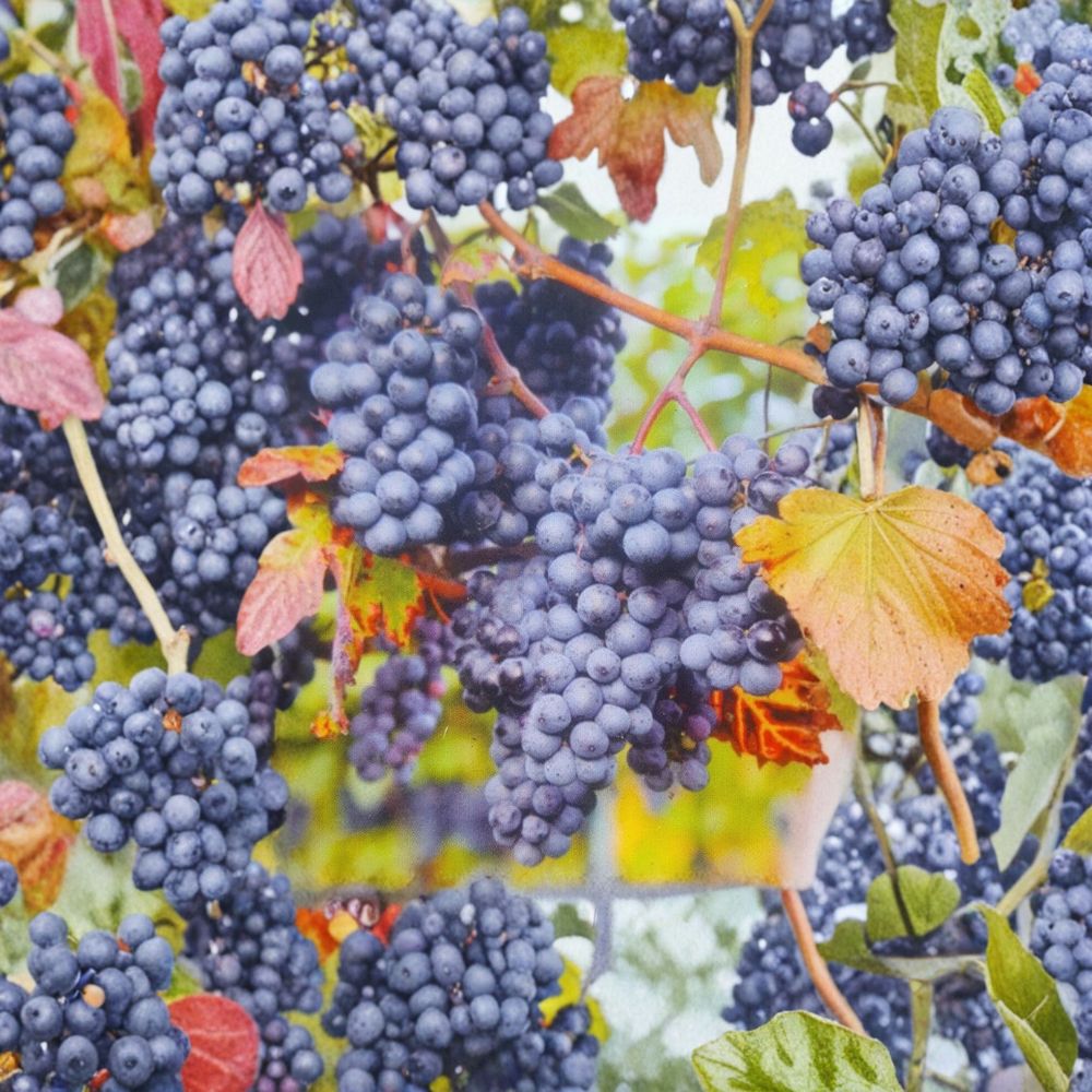 Venus Blue Grape Vine 1 Gallon Live Plant | Sweet Blue Seedless Grapes | Fast Growing Fruit Vine