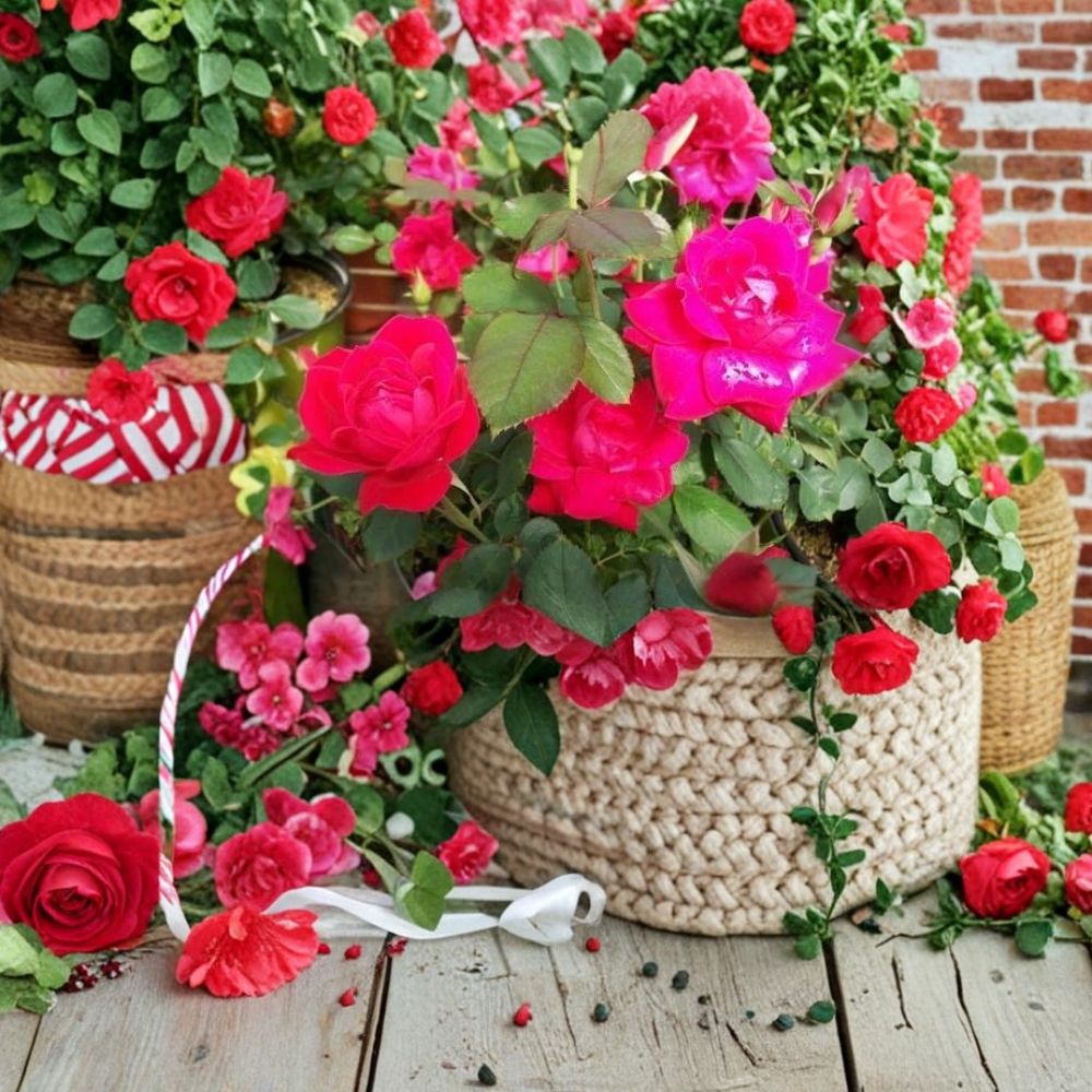 Double Knock Out® Red Rose Live Plant | 5 Gallon Shrub Rose | Disease Resistant Double Red Blooms