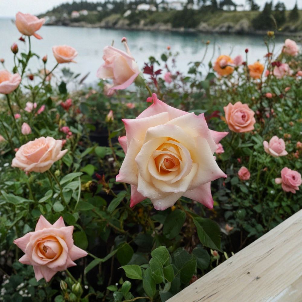 Peace Rose – 2 Gallon Yellow Blend Hybrid Tea Rose | Award-Winning Garden Rose