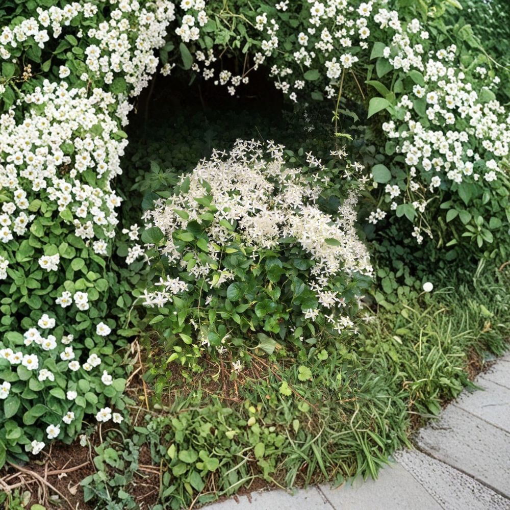 Carolina Jasmine Seeds – 200+ White Star Vine Seeds | Fragrant Evergreen Climbing Plant for Outdoor Gardens