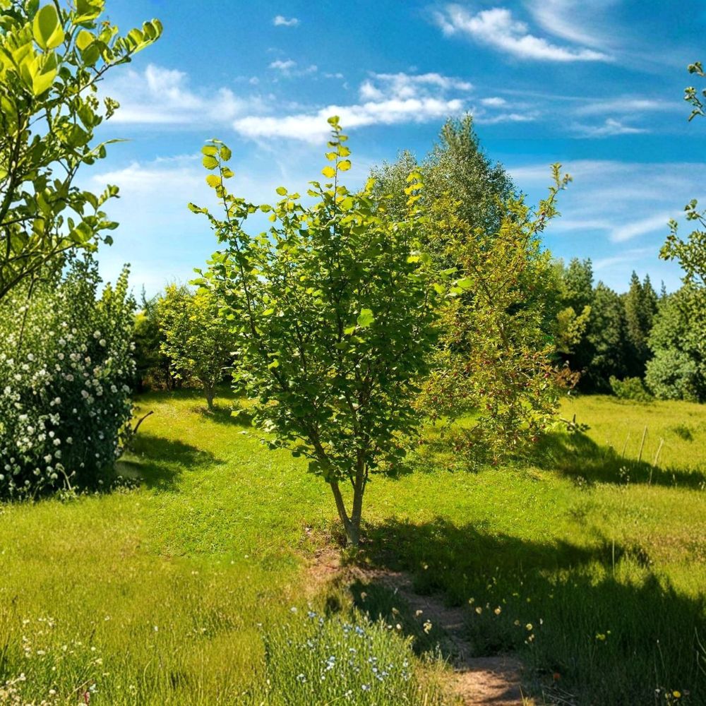 American Hazelnut Trees 3 Pack – Corylus americana Bare Root 12–24 Inch Nut Trees for Edible Landscapes