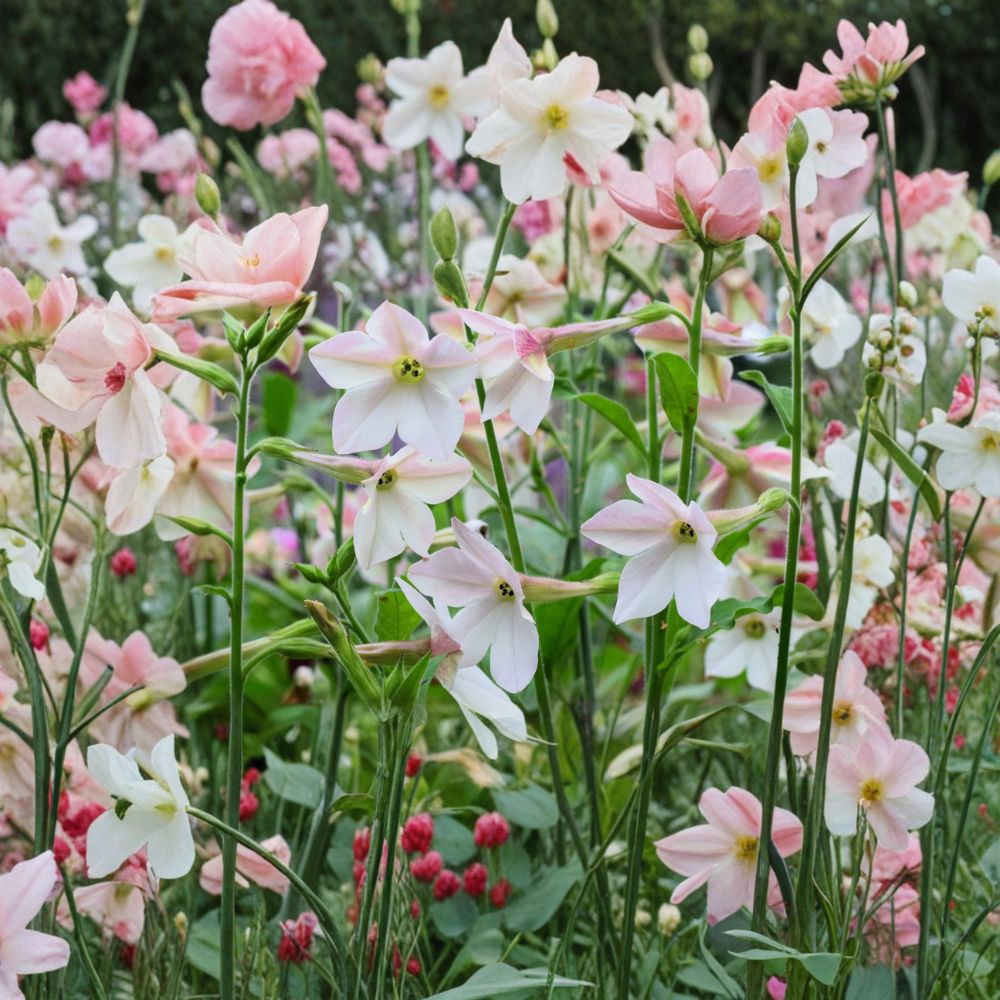 Aztec Nicotiana Seeds - 200 Nicotiana alata Seeds with Jasmine-Scented Flowers for Ornamental Gardening