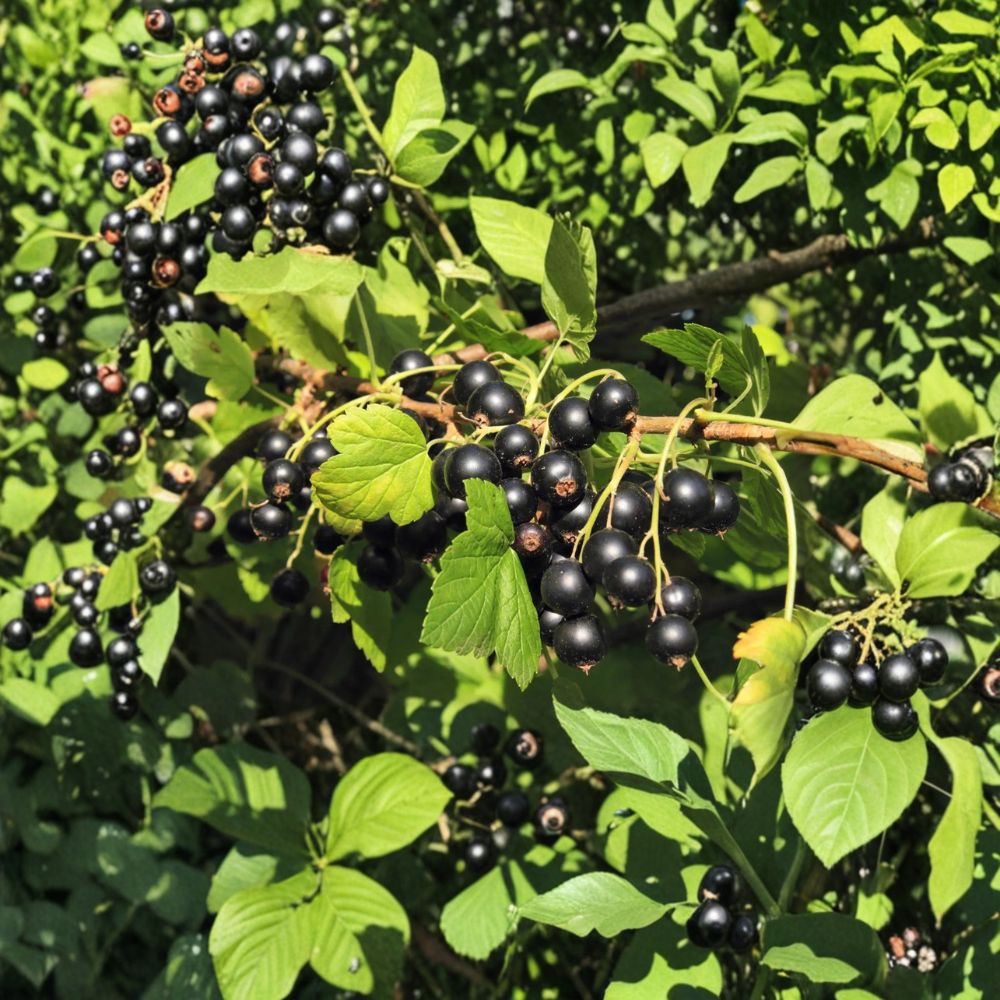 Savanna Zap Black Currant Rooted Starter Plant | Self-Pollinating Edible Berry Shrub Zones 4-8