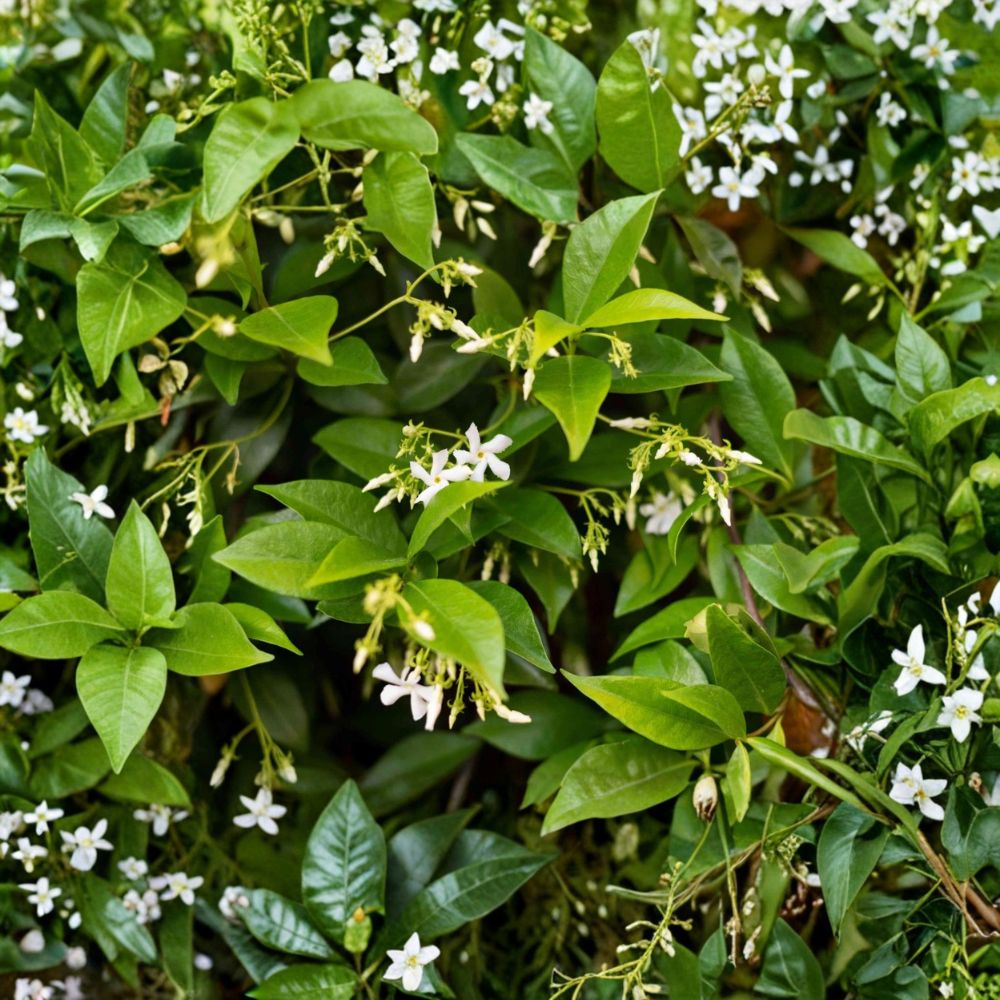 Confederate Star Jasmine Live Plant – Fragrant Evergreen Vine 4-6 Inches Tall, Patio & Garden Ready