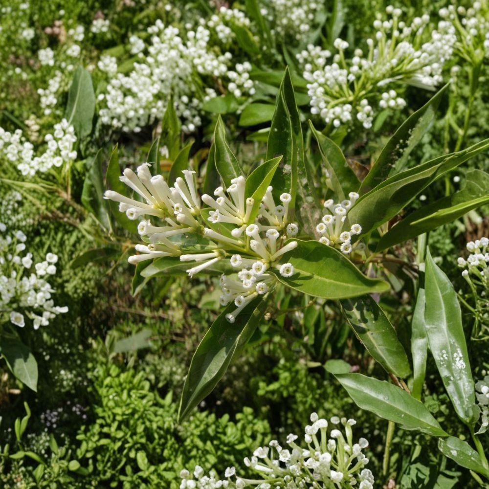 White Chocolate Jasmine Seeds – 10 Day Blooming Cestrum diurnum Seeds for Fragrant Tropical Shrub