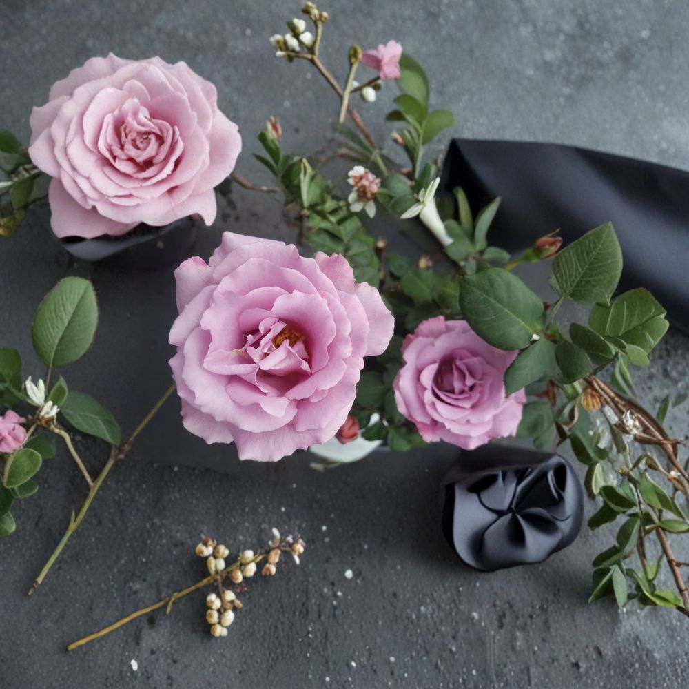 Angel Face Floribunda Rose – Rosa Hybrid Live Plant | 3 Gallon Mauve Lavender Rose