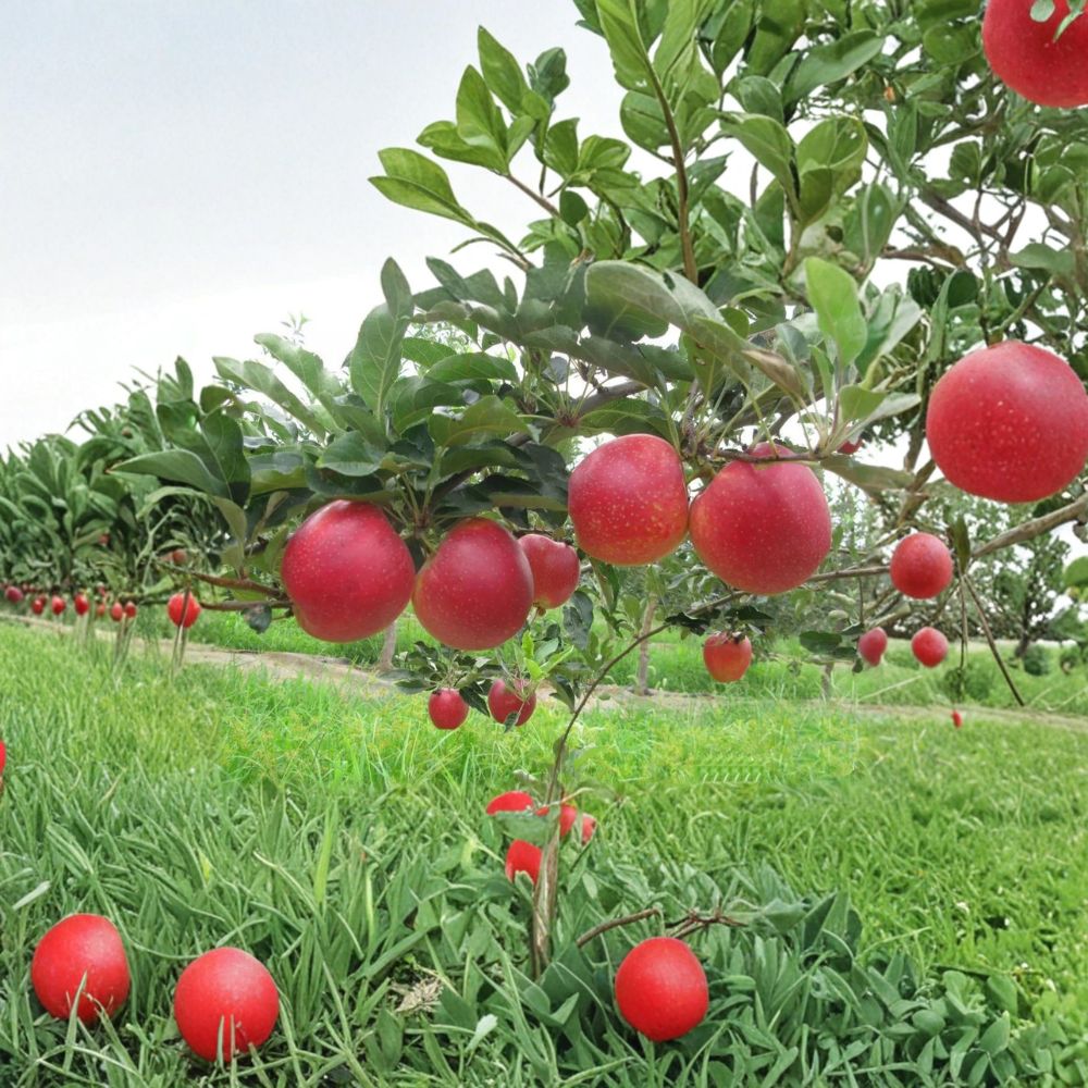 Red Gala Apple Tree Bare Root 32 Inches Tall Semi-Dwarf M7 Rootstock Sweet Crisp Apples
