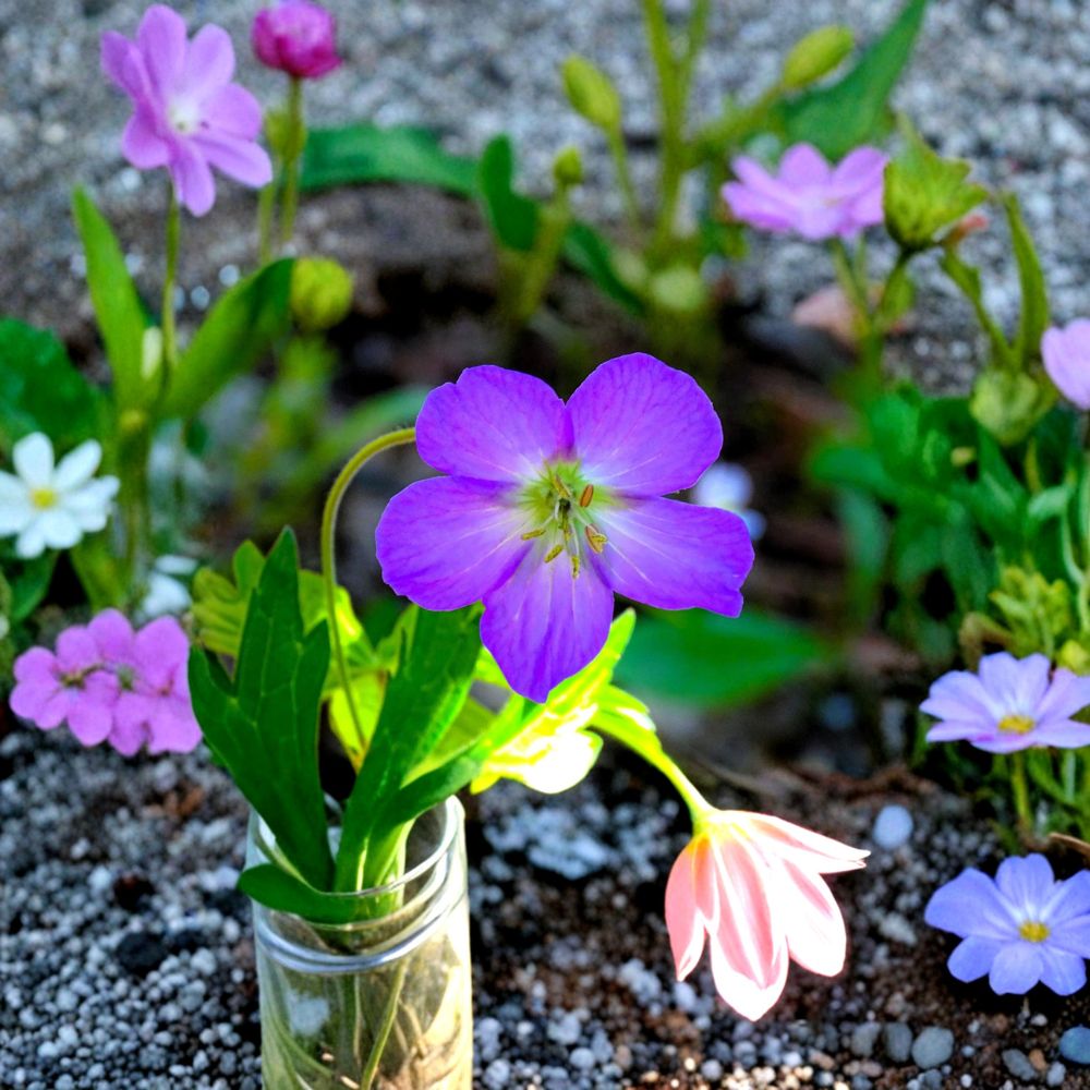 Oregon Geranium Seeds - 10 Purple Cranesbill Wildflower Seeds | Native Perennial Pollinator Plant