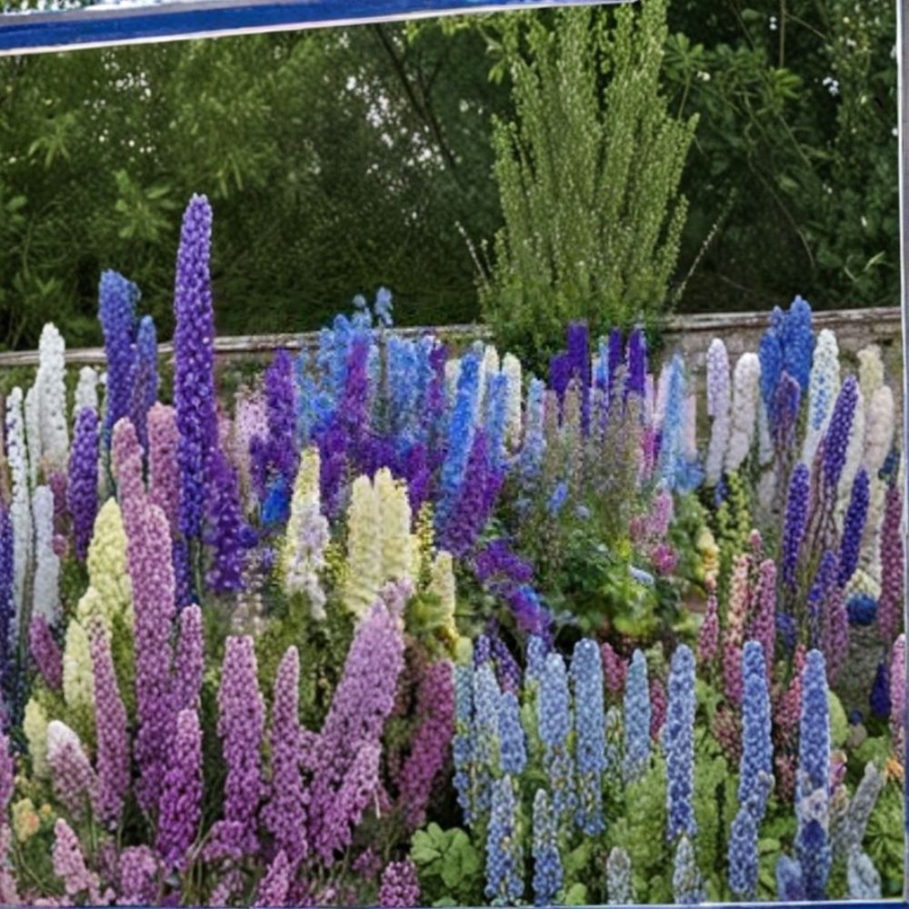 Mixed Delphinium Flower Seeds - 100+ Seeds for Tall, Vibrant Wildflowers