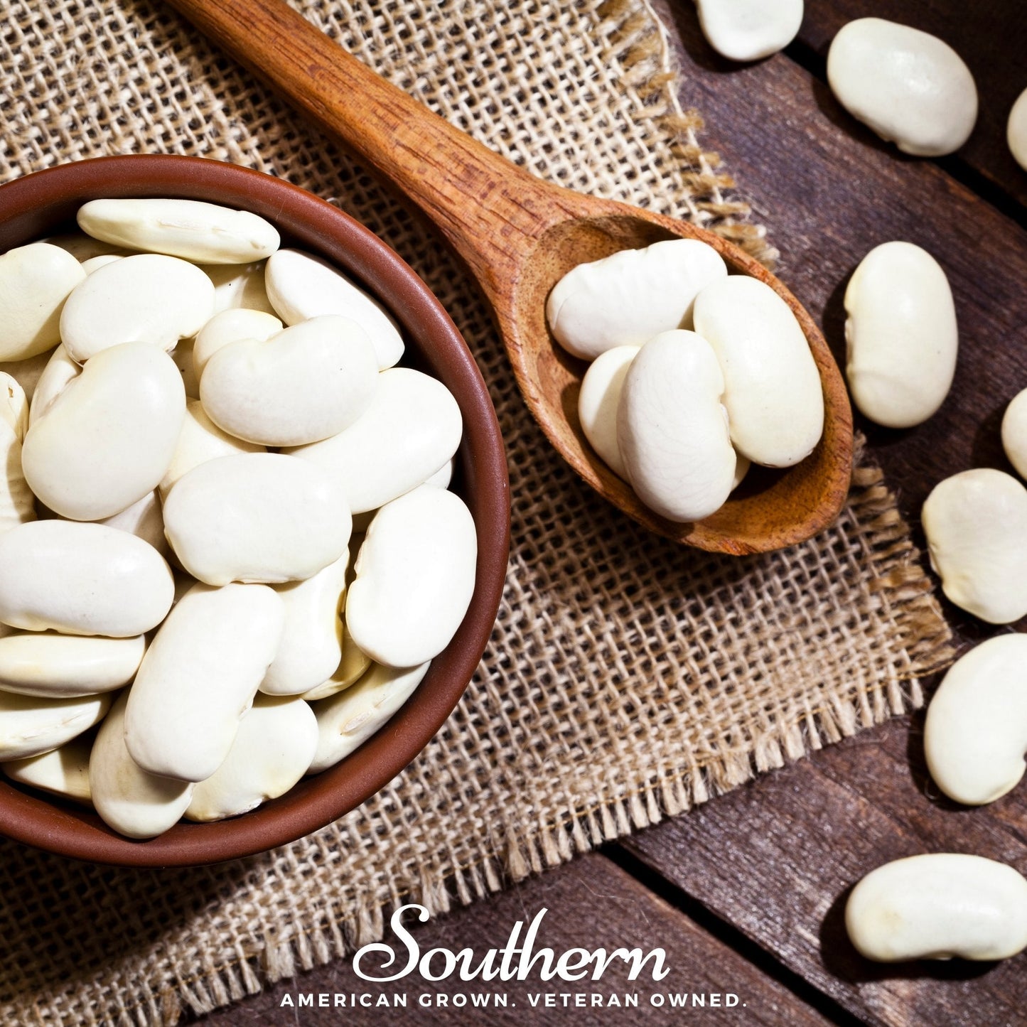 King of the Garden Lima Bean Seeds – Pole, Heirloom, Non-GMO, Open Pollinated, USDA Zone All