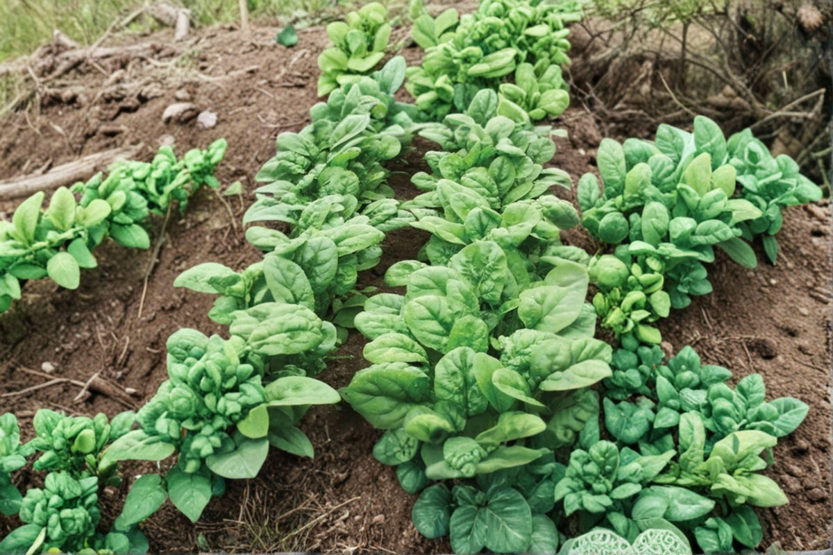 Bloomsdale Long Standing Spinach Seeds - 100 Heirloom Seeds, Savoyed Leaves, Spinacia oleracea - Slow to Bolt, Great for Salads