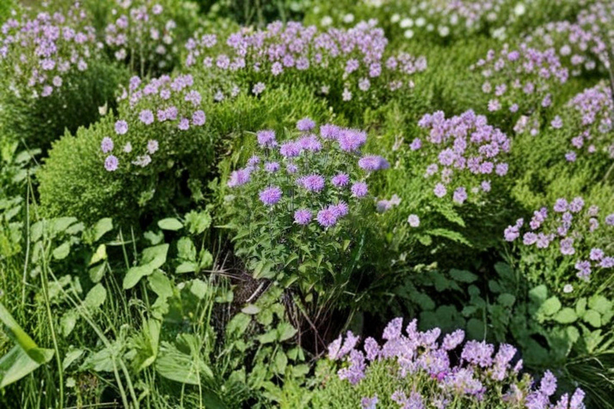 Wild Bergamot Seeds - 100 Count - Lavender Blooms - Monarda fistulosa - Native Prairie Perennial for Pollinator Gardens