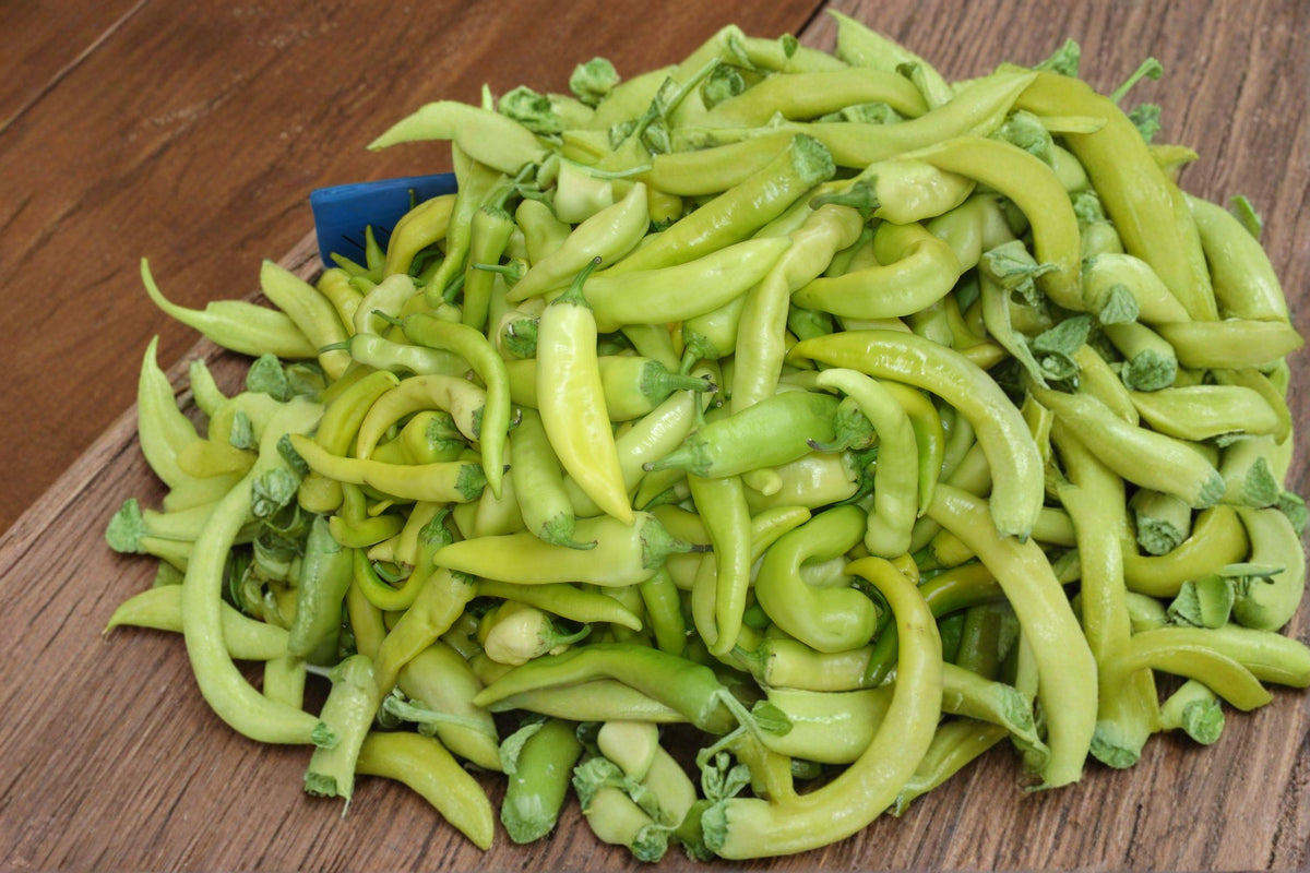 Sweet Pepper Seeds - 30 Count - Banana Variety - Mild Sweet Flavor - Capsicum annuum - Perfect for Fresh Eating & Pickling