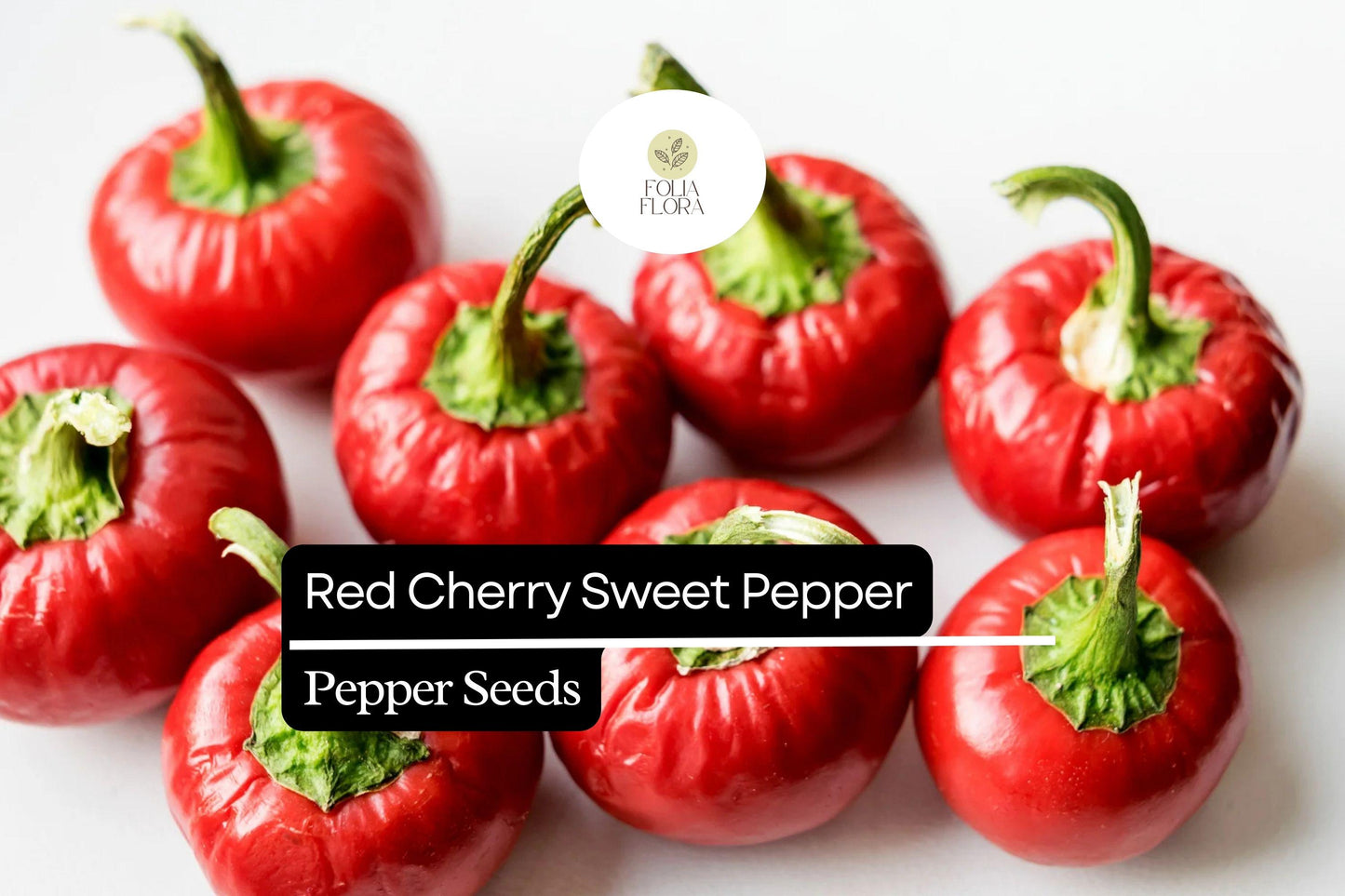 Red Cherry Sweet Pepper Seeds – Heirloom Capsicum Annuum, Non-GMO, Compact, Bright Red, for Pickling & Fresh Eating