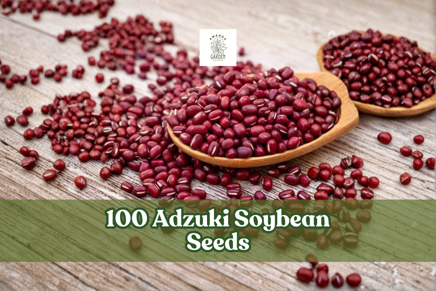 Adzuki Soybean Seeds, 100 Pack, Red Bean Legume, Vigna angularis, Heirloom Vegetable Seeds for Garden Beds & Outdoor Planting