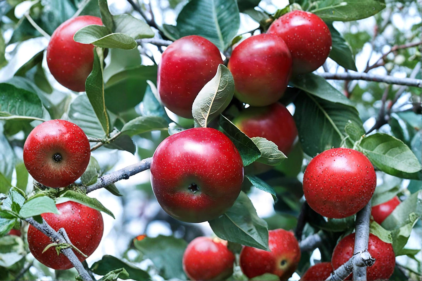 Red Delicious Apple Tree - 2 ft Bare Root Semi-Dwarf Malus domestica for Home Garden & Orchard