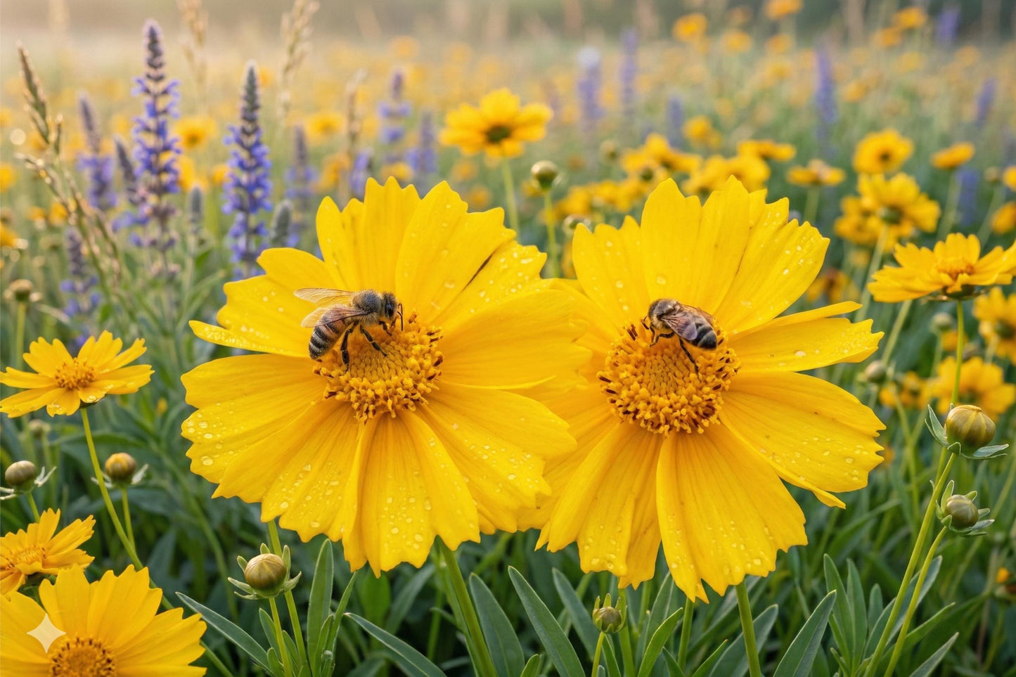 Lanceleaf Coreopsis Seeds (50) - Native Wildflower, Bright Yellow Daisy-Like Blooms, Drought Tolerant, Pollinator-Friendly, Coreopsis lanceolata
