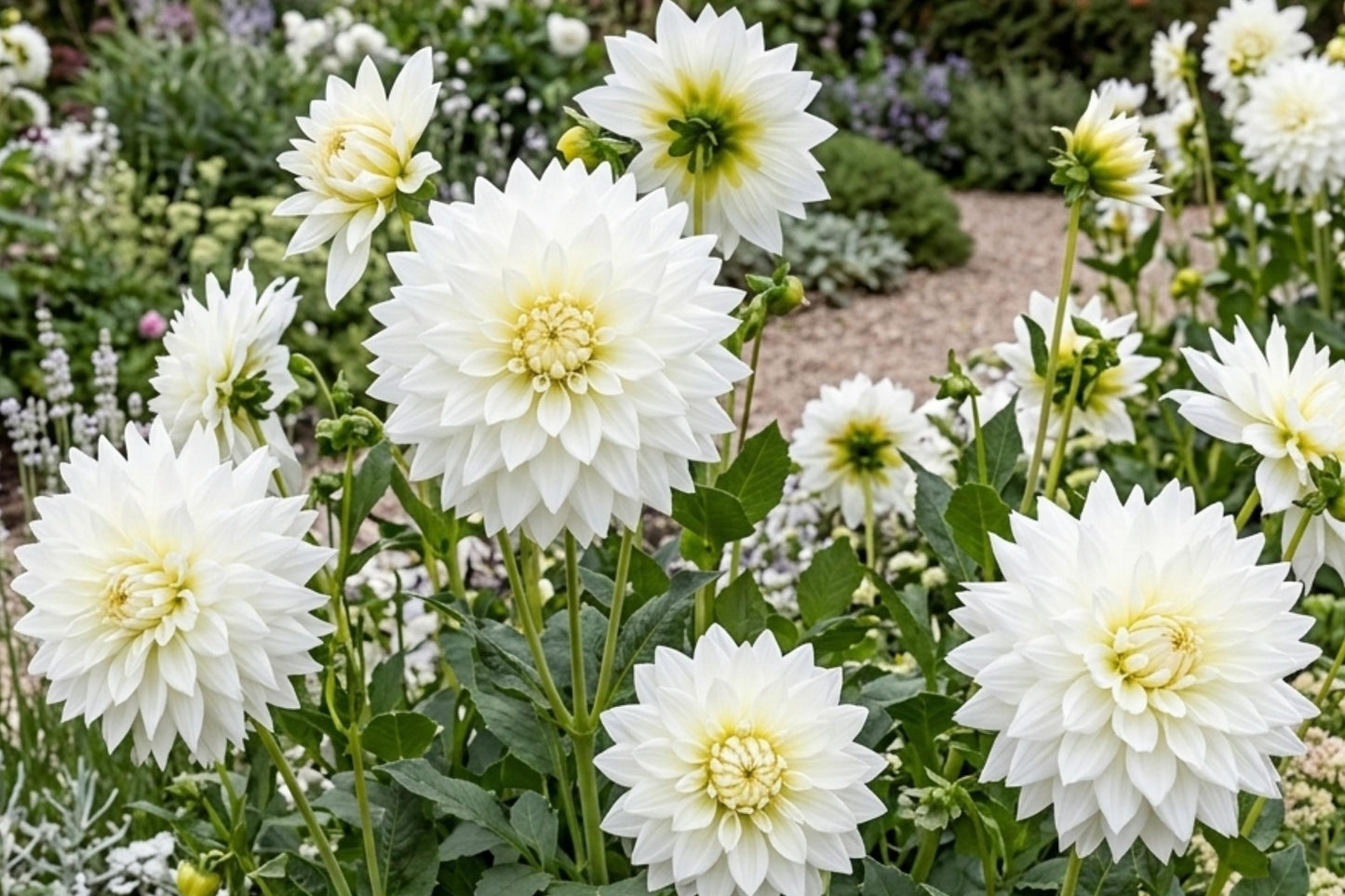 Large White Fleurel Dahlia Bulb Tuber Clump | Dahlia pinnata | Garden Flower, Cut Flower, Easy to Grow