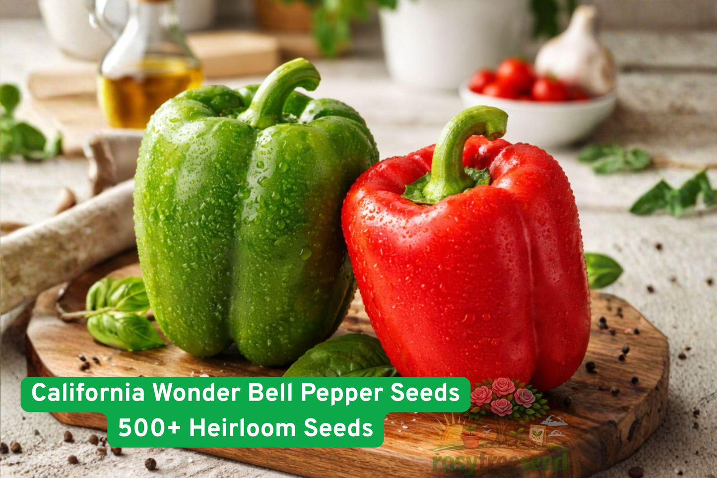 bell pepper seeds, California Wonder peppers, heirloom vegetable seeds, vegetable garden seeds, sweet bell peppers, organic seed packets, home gardening supplies, edible garden seeds, beginner-friendly seeds, cooking peppers, backyard farming seeds, large fruit peppers, colorful vegetable seeds