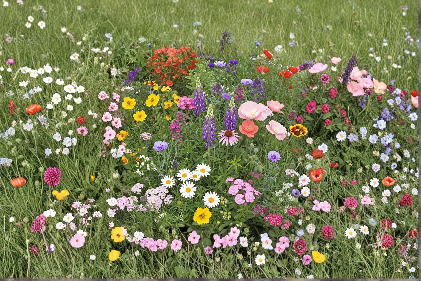 Perennial Wildflower Seed Mix Kit – Mixed Species for Naturalized Gardens, Pollinator & Meadow Planting