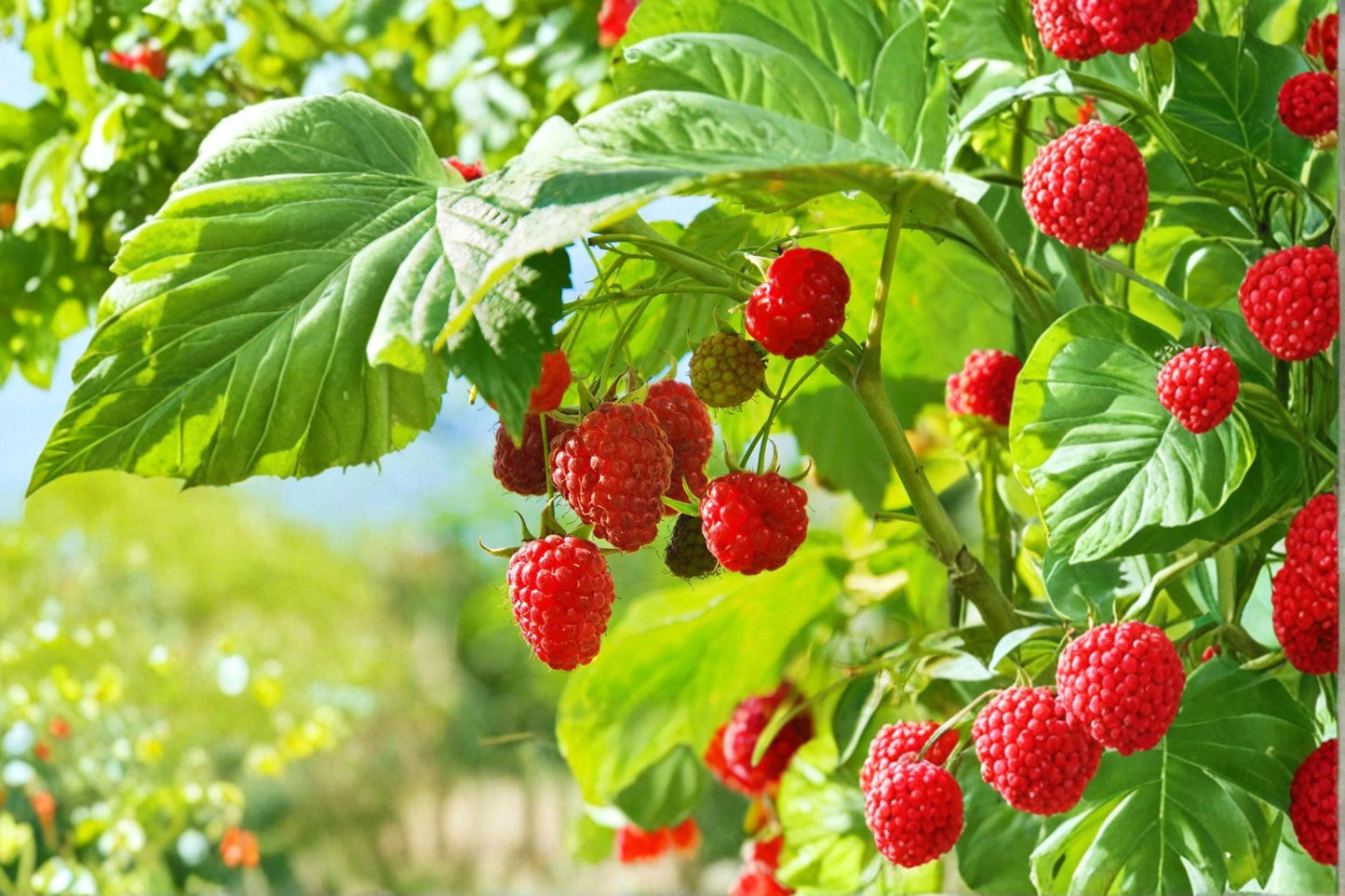 Raspberry Seeds 200 Pack – Red Raspberry (Rubus idaeus) Fruit Bush for Garden Planting