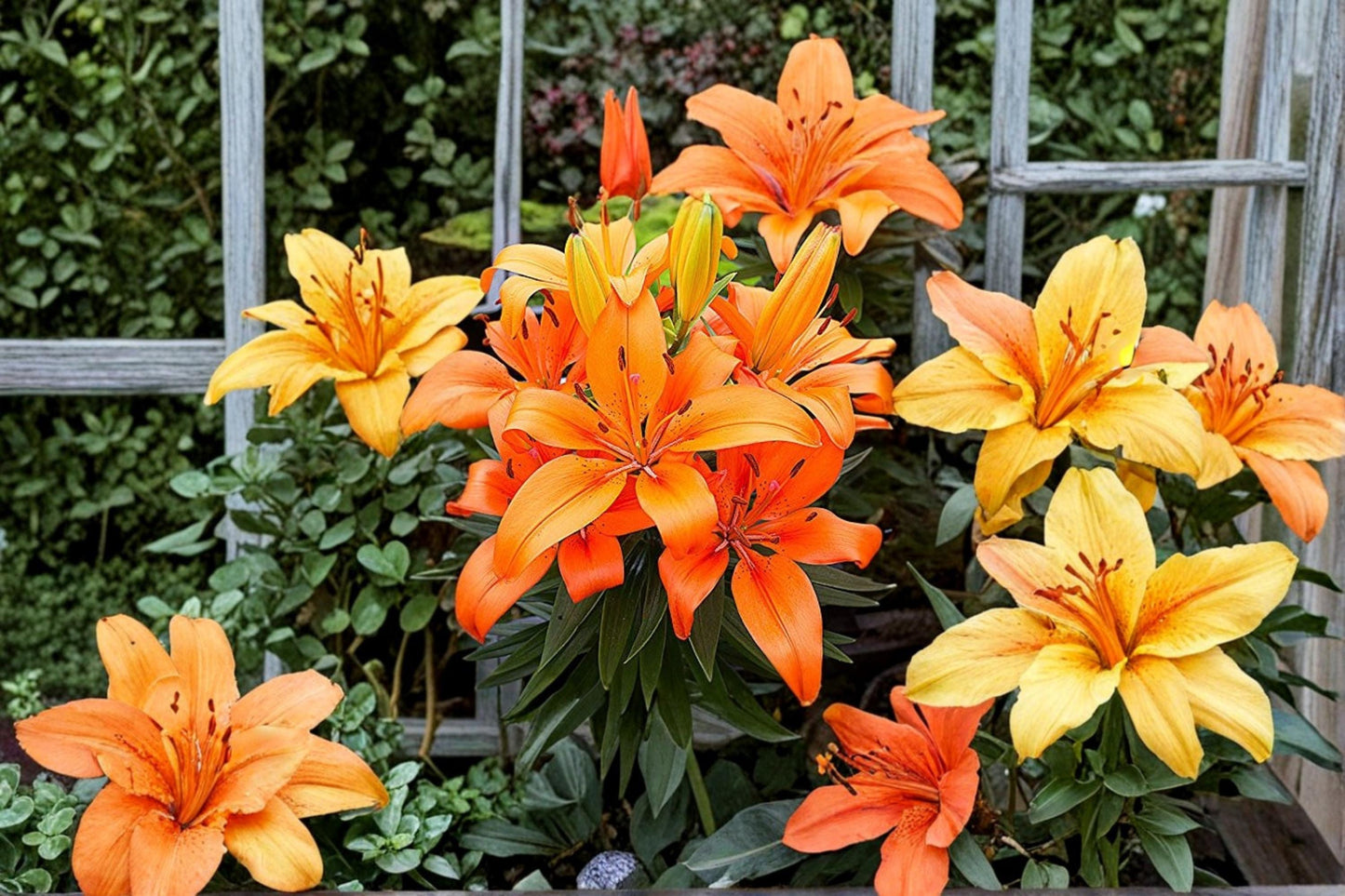 Orange Eremo Lily Bulbs – Perennial Lilium spp. Flowering Bulbs for Garden Beds, Borders & Cut Flowers