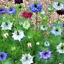 Love in a Mist Flower Seeds | Persian Jewels Mix | Vibrant Multi-Color Annuals | Nigella damascena for Garden & Cut Flowers