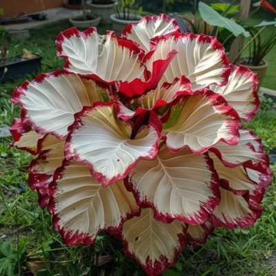 25+ Crimson Burst Calathea Seeds | Exotic Foliage Houseplant | Rare Tropical Plant for Indoor & Outdoor Gardens