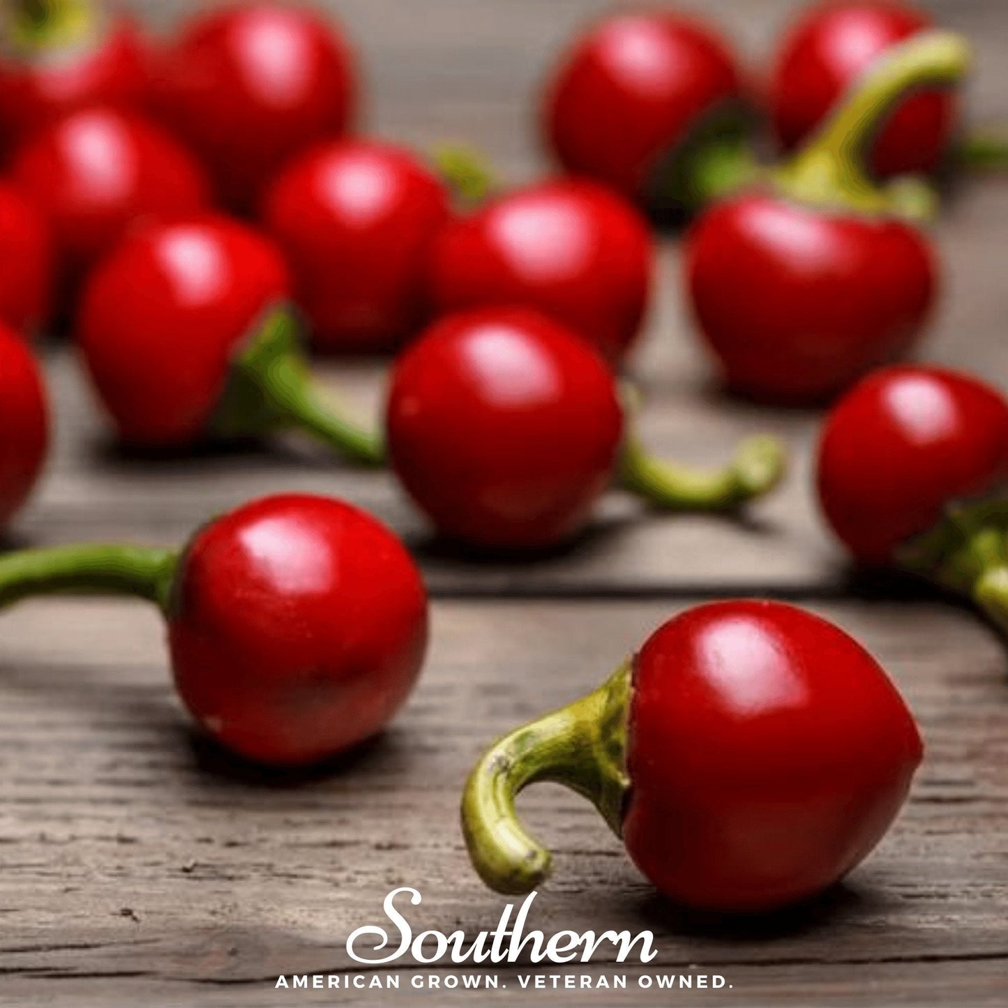 Red Hot Cherry Pepper Seeds – Heirloom, Open Pollinated, Non-GMO, 25 Seeds, Capsicum annuum, Medium Heat, Perfect for Pickling & Stuffing