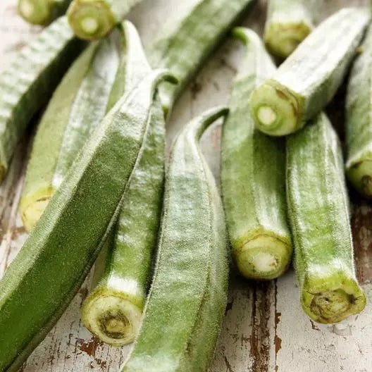 Clemson Spineless Okra Seeds - Non-GMO Heirloom, 100 Seeds, Organic Vegetable Garden