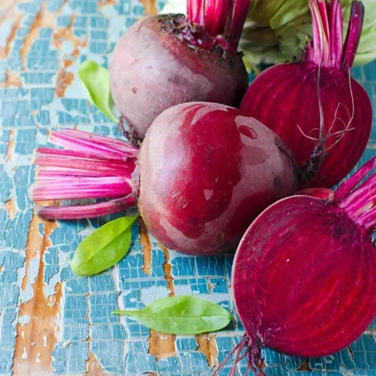 Ruby Queen Beet Seeds - 200 Non-GMO Heirloom Beta vulgaris for Gardening, Salad, and Juicing