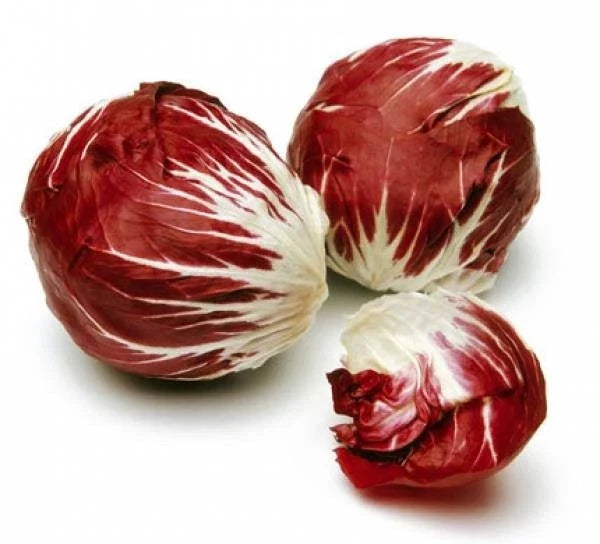 Radicchio Seeds - Palla Rosa Variety - Vitamin-Packed, Compact, Cichorium intybus, 100 Seeds for Home Gardening