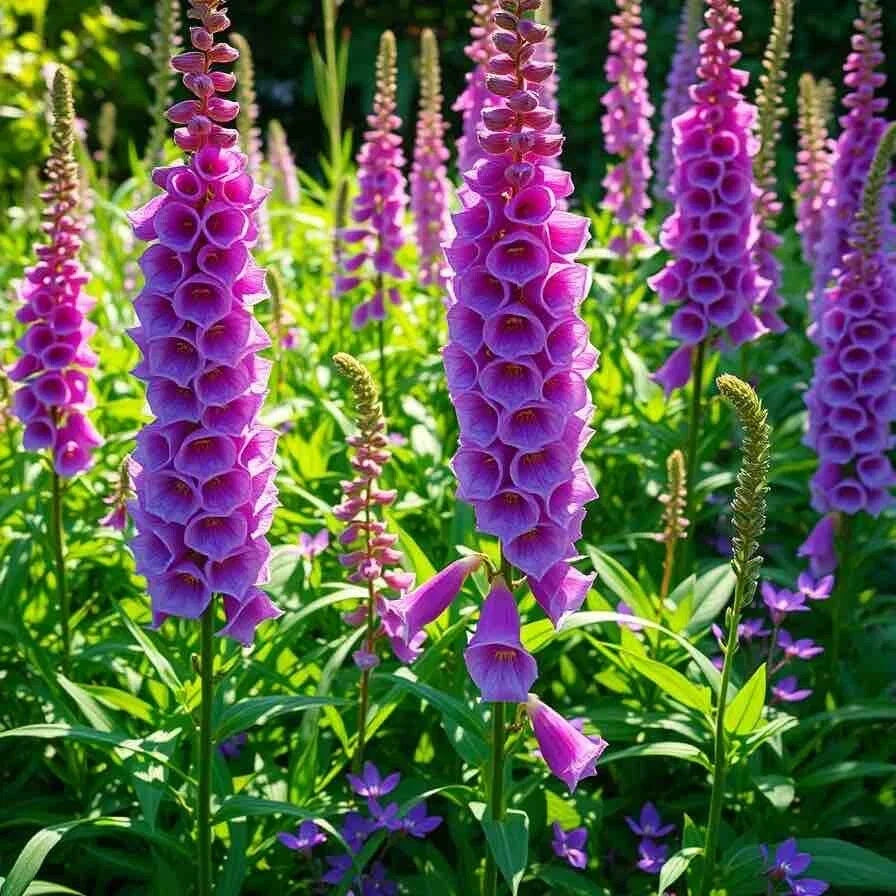 Foxglove Seeds - 300+ Mixed Biennial Seeds for Fall Planting - Attracts Hummingbirds - Digitalis purpurea