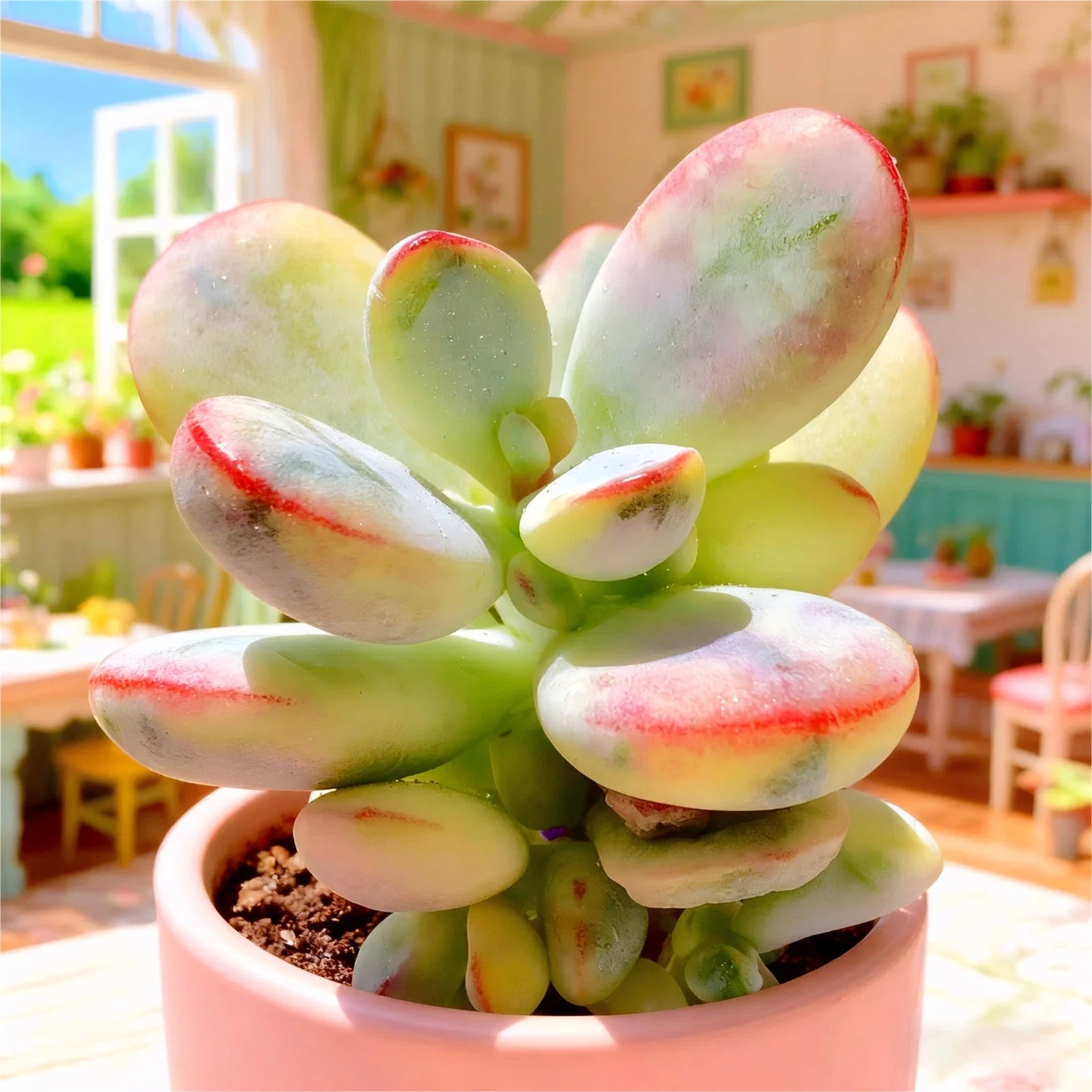 Rare Succulent Plant 2" Bare Root Indoor Live Succulent for Home Décor, Easy Care, Low Maintenance